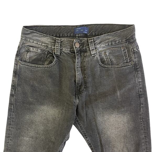 Zara Man Faded Black Denim Jeans - Picture 4 of 8